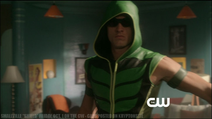 Smallville Season 10 Shield Keri Lynn Pratt Justin Hartley